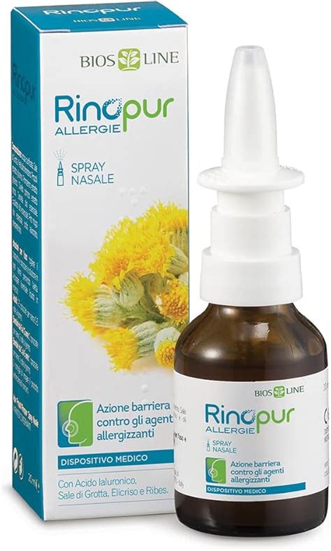 Bios Line Rinopur Allergie Spray Nasale Ml Dispositivo Medico Ce