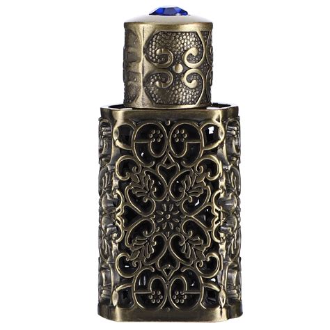 LABSERRON Travel Perfume Spray Bottle Hollow Engraved Essential Oil