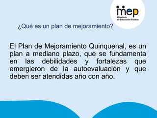 Eiii Plan De Mejoramiento Power Point Ppt