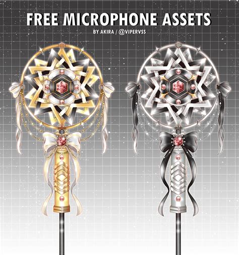 Free Star Microphone Assets Ver 01 For Vtuber Akiras Ko Fi Shop Ko