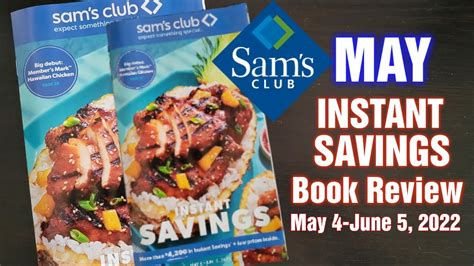 Showing The Sam S Club May Instant Savings Book Sale Begins May Th