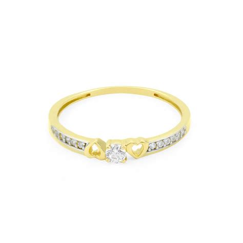 Anillo Corazónes Oro 18k Baliq