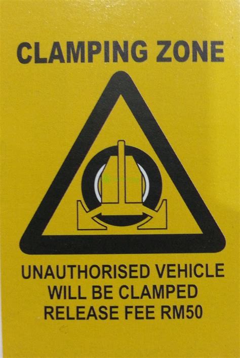 Clamping Signage