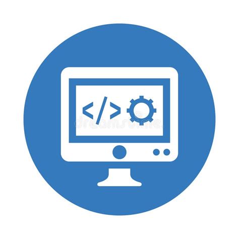 S Mbolo De Codificaci N Personalizado Icono De Vector De Programaci N