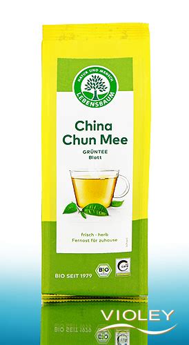 Lebensbaum China Chun Mee Blatt Grüntee lose 75 g