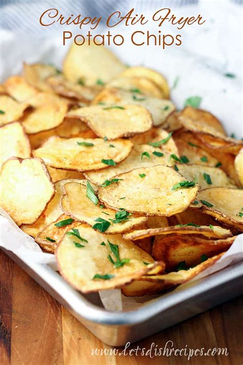 Crispy Air Fryer Potato Chips Let S Dish Recipes