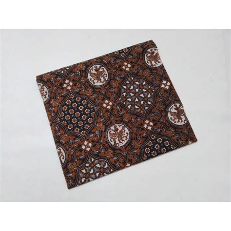 Jual Kain Batik Panjang Sogan Jogja Kombinasian Motif Klasik