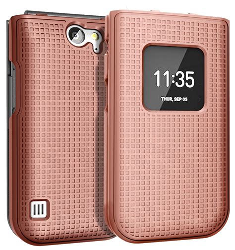 Case For Nokia 2720 V Flip Phone Nakedcellphone Grid Texture