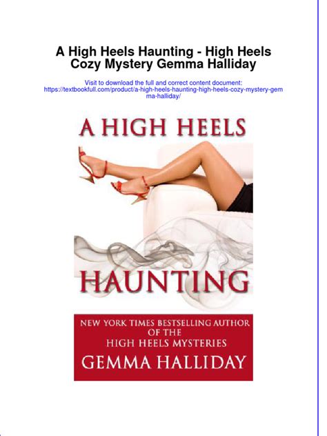 Textbook A High Heels Haunting High Heels Cozy Mystery Gemma Halliday