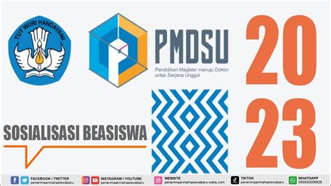 Sosialisasi Dan Penyamaan Persepsi Seleksi Beasiswa Pmdsu Youtube