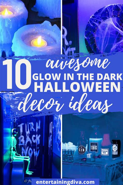 10 Easy DIY Black Light Halloween Decorations