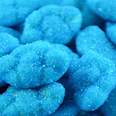 300pc Bulk Buy Chunky Blueberry Clouds Blue Gummy Sugar Lollies Candy ...