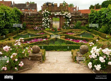 Elizabethan Gardens, Kenilworth Castle, Kenilworth, Warwickshire Stock Photo: 61666443 - Alamy