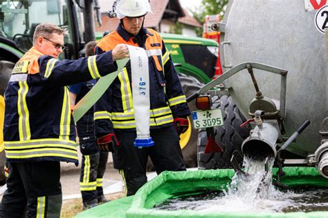 Große Waldbrandübung Freiwillige Feuerwehr Gablingen e V