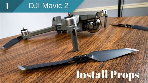 How To Install Propellers On Dji Mavic Pro Drone Youtube