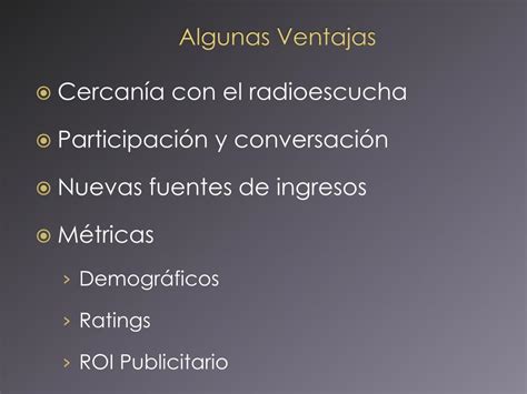 PPT Tendencias Tecnológicas radiodifusión PowerPoint Presentation