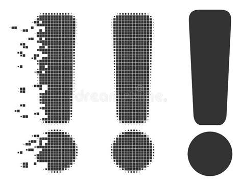 Icono De Semitono De Disoluci N De La Muestra De La Exclamaci N Del