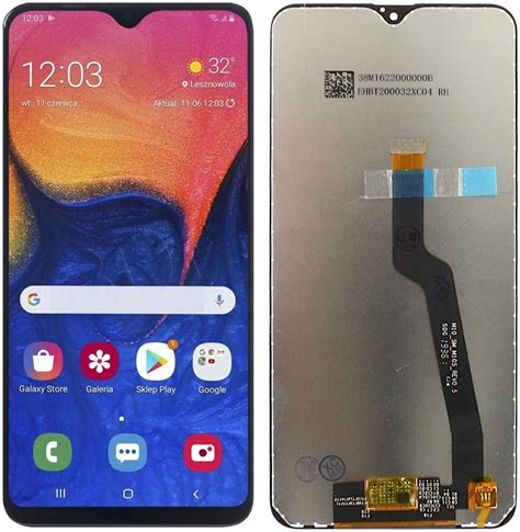 Podzespoły do telefonu INNA WYŚWIETLACZ LCD EKRAN SAMSUNG A10 A105 SM