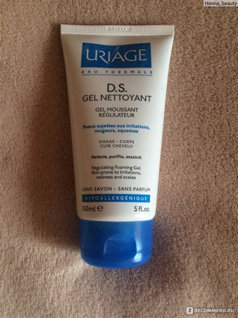 Гель Uriage D.S.Gel Nettoyant против покраснений и раздражений ...