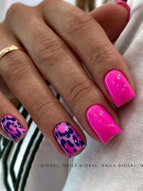 45 Bold And Beautiful Hot Pink Nails For Your Summer Look Gel Nails