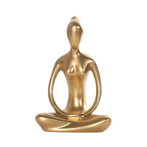 Zen Yoga Pose Statua Figurka Rzeźba Joga Rysunek 12242287105