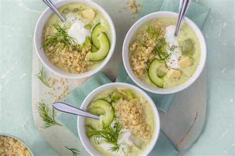 Soupe Froide Avocat Concombre Magazine Avantages