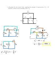 Elec Exam Spring Pdf Points For The Circuit Below