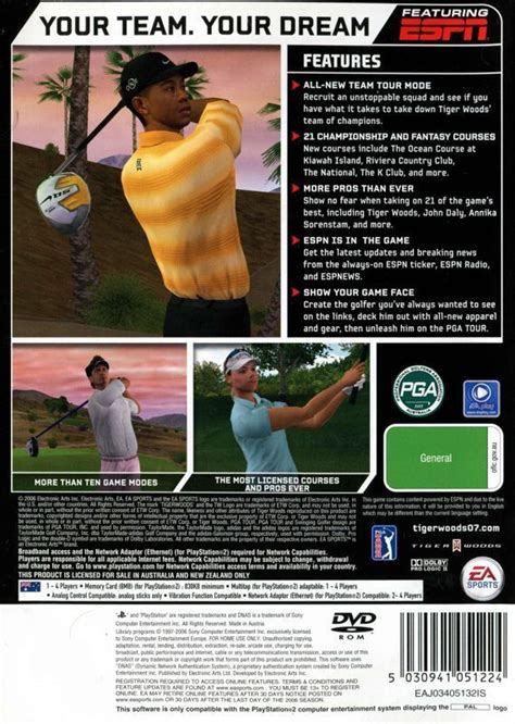 Tiger Woods PGA Tour 07 Box Shot for PSP - GameFAQs