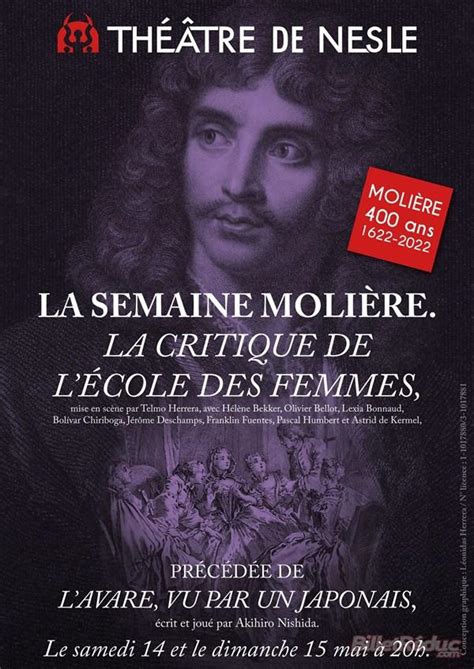 Spectacle La Critique De L Cole Des Femmes Paris Dimanche Mai