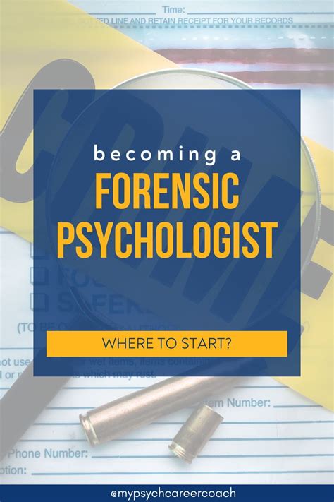 Becoming A Forensic Psychologist By My Psychology Career Coach