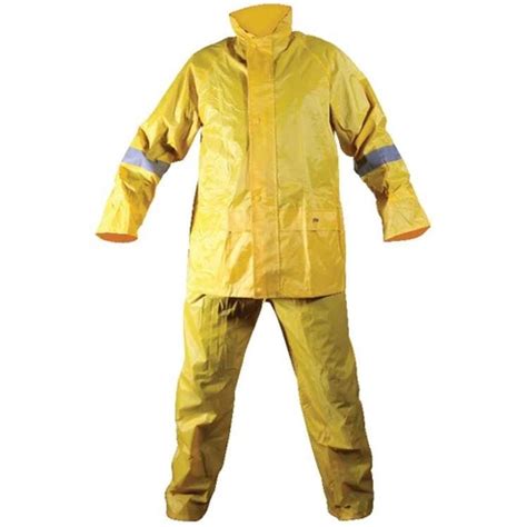 Jual Jas Hujan Rainsuit Pvc Ukuran L Yellow Krisbow Shopee