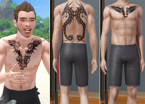 My Sims Blog Tattoos Xcas Mod Required By Noah