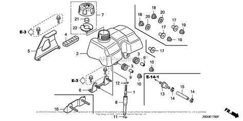 Honda Engines GX100 QAD ENGINE JPN VIN GCANM 1100001 TO GCANM