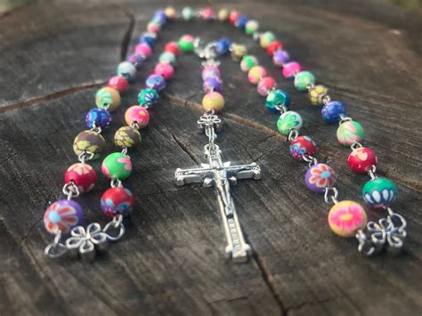 Catholic Rosary Womans Rosary Catholic Rosary Beads Etsy