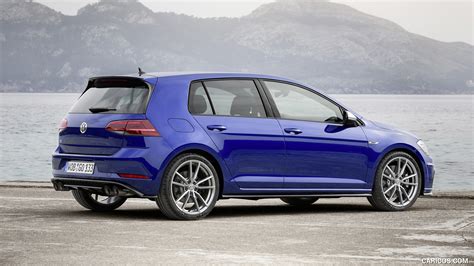 Volkswagen Golf R Facelift Euro Spec Rear Three Quarter