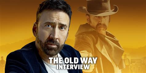 Nicolas Cage Talks First Western, The Old Way, Face/Off 2 & Renfield