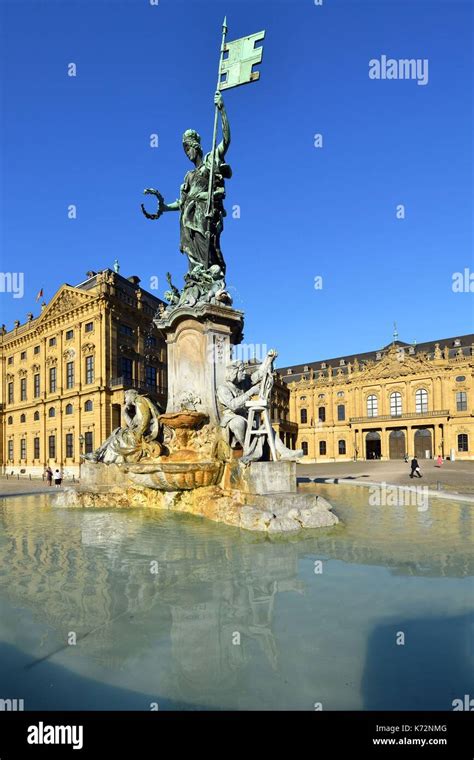 Germany Bavaria Upper Franconia Region Wurzburg Residenzplatz