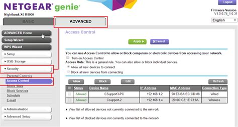 How Do I Configure Access Control Or Mac Filtering On My Router Using