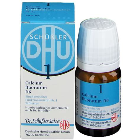 DHU Schüßler Salz Nr 1 Calcium fluoratum D6 80 St Shop Apotheke