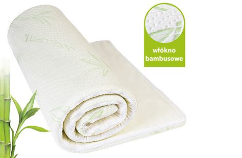 Materac Nawierzchniowy Bamboo X Z Trwa Ej Pianki Z Pami Ci