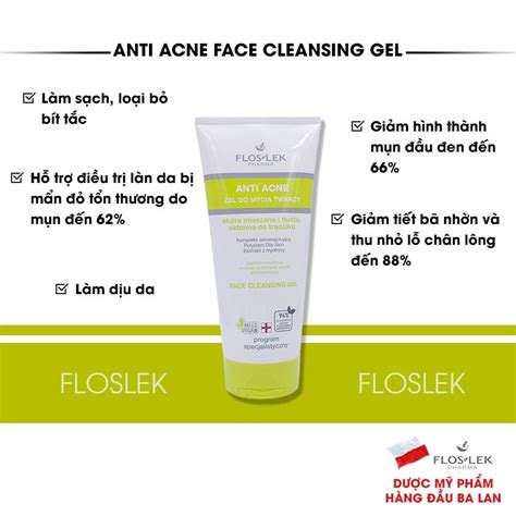 H Ng C Ng Ty S A R A M T D Ng Gel Cho Da Nh N M N Floslek Anti Acne