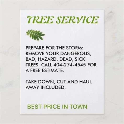 tree service flyer | Zazzle