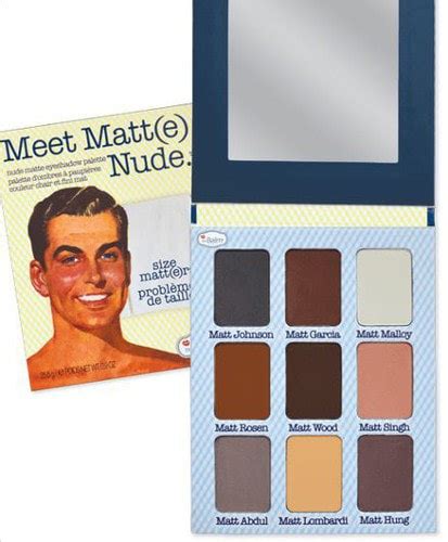 Meet Matt E Nude Eyeshadow Palette TheBalm Paletten Meet Matt E