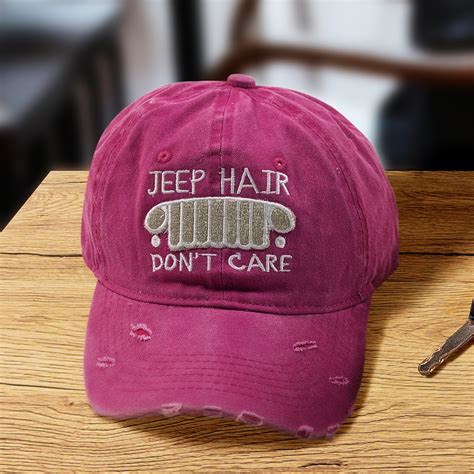 Jeep Hair Don T Care Hat For Girl