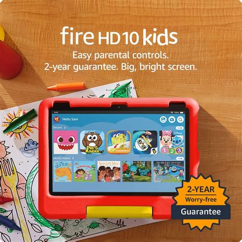 Amazon Fire HD 10 Kids 10.1" Tablet (2023 Release) 32GB with Wi-Fi ...