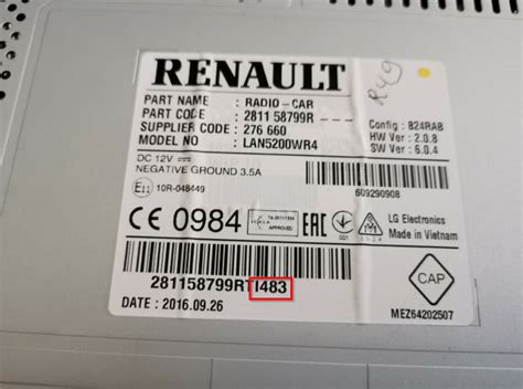 Renault Sandero Stepway Radio Code At Steven Lively Blog