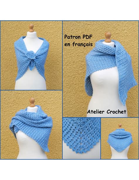 Patron Tuto PDF pour réaliser un châle au crochet