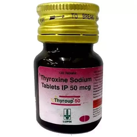 Thyroup 50 Tablet 120 Uses Price Dosage Side Effects Substitute