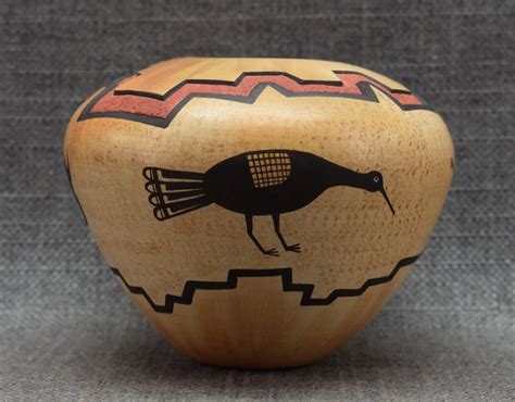 Hopi Indian Pottery Bowl Lawrence Namoki