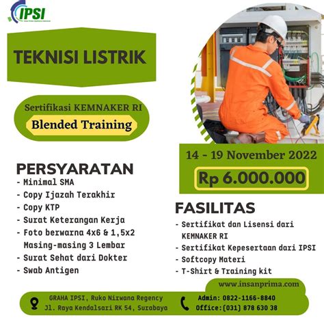 TEKNISI LISTRIK - Operatorforkliftpelatihank - Medium